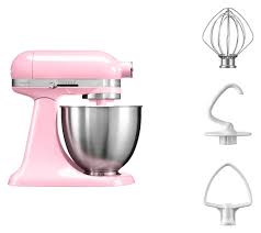 Le robot mini coûte plus ou moins 100€ de moins que l'artisan. Kitchenaid 5ksm3311gu Iksm3311gu Artisan Mini Robot From 3 3 Lt Rosa Confetto 5 Years Warranty Vieffetrade