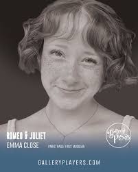 Gallery Players presents William Shakespeare's Romeo & Juliet Meet the  cast: Philip Jones (Paris) Agamemnon (The Watchman) The Libation Bearers  (Pylades) The Misanthrope (Philinte). Since graduating from The Barrow  Group in 2024,