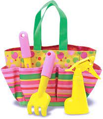 melissa and doug kids toy blossom bright tote set