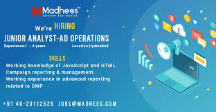 Junior Analyst Ad Operations Job In 2020 Analyst Job Ads