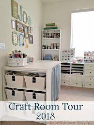 So i searched pinterest looking for ideas for my craft room, whenever i get a home with an extra room (hopefully soon!). Craft Room Tour 2018 Craft Room Ideas On A Budget Craft Room Decor Craft Room Storage