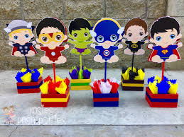 This is the hardest thing: Baby Super Hero Centerpiece For Baby Shower Por Rosiesposhparties Superhero Baby Shower Boy Baby Shower Themes Baby Superhero