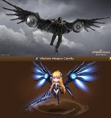 The movie also stars robert downey jr., marisa tomei, zendaya, jacob batalon, tony revolori. Just Realized Valkyrie Ultimate Weapon Transmog Is Really Just Vulture From Spider Man Homecoming Summonerswar