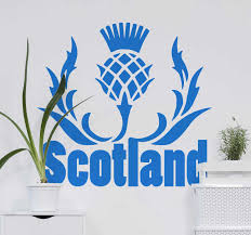 Scotland map, scotland art, map decor, scottish art, ireland art, scotland decor, scotland wall art, scotland gift, home decor, map art wunderkammerstudio. Scottish Thistle Wall Sticker Tenstickers