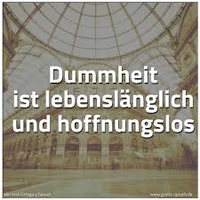 Spruch Dummheit Ist Lebenslanglich Und Hoffnun Und Weitere Spruche Zitate Und Weisheiten Gratis Spruch De