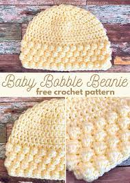 Baby Bobble Beanie Crochet Pattern Cal For A Cause Crochet Baby Hat Patterns Crochet Baby Hats Free Pattern Crochet Baby Patterns