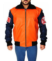 Choose from new & classic films, tv series & box sets. Goku 59 Dragon Ball Z Orange Black Leather Jacket