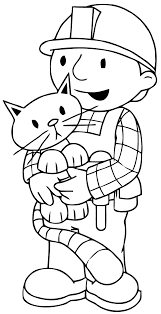 This fantastic coloring page of blaze the cat will set your child's imagination ablaze. Bob The Builder To Color For Kids Bob The Builder Kids Coloring Pages