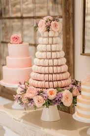 Almonry Barn Romantic Wedding With Pink Colour Scheme Blush Flowers Images By Naomi Kenton Cookie Wedding Favors Wedding Desserts Macaroon Wedding Cakes