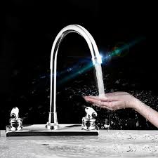 Browse our large selection of mobile home kitchen faucets to find the faucet that best fits your kitchen's style and needs. Kitchen Faucet Dual Handles Hot Cold Basin Sink Mixer Tap For Rv Mobile Home