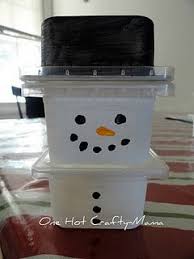 One Hot Crafty Mama Hot Chocolate Snowmen Baby Food Jar Crafts Baby Food Jars Baby Food Containers