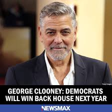 George Clooney said he thinks Democrats will regain control of the House.  The actor made his comments about next year's midterm elections in an  interview with Variety, saying that the win will