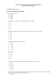 6 berapa jumlah seluruh pensil yang dibeli pak hari? 100 Soal Matematika Sma Kls X Smt 2 Pdf