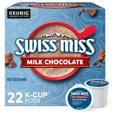 Making a delicious cup of hot cocoa is as easy as 1, 2, 3! Swiss Miss Milk Chocolate Keurig K Cup Pods Hot Cocoa 22ct Target