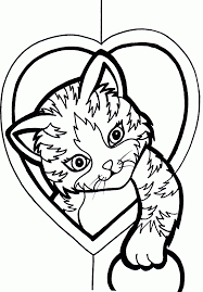 Coloring Cat Pages Cat And Heart Coloring Pages Cooloring Mandala Coloring Sheets Gif 1000 1434 Heart Coloring Pages Cat Coloring Page Cute Coloring Pages