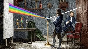 Experimento

Newton usó un prisma para descomponer la luz blanca.

Resultado

Observó siete colores del espectro reflejados e