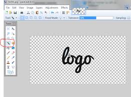 A logo with an opaque background might not blend well with the website's background compared to one with a transparent background. Removing Background Color In Paint Net Super User