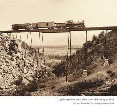 High Bridge Near Buena Vista Colorado Circa 1880 Colorado Midland Railway Photo By William Henry Jackson 1843 1942 Henry Jackson Train Tracks Photo