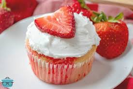 This lemon pudding cake came about while i was fresh off the success of my homemade pistachio pudding cake. Strawberry Jell O Poke Cupcakes The Country Cook