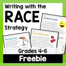 Race Strategy Writing Worksheet Activity Grades 4 6 Free Distance Learning Race Writing Races Writing Strategy Writing Lessons