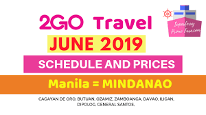 Our collection includes piccolino, gino d'acampo and our bar & grills. 2go Travel June 2019 Trip Schedules And Fares Manila To From Mindanao Ports 2021 2go Promos More Philippine Shipping Companies