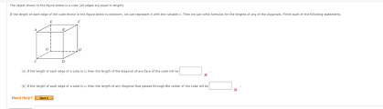 Each edge of a cube is increased by 2 0 %. Answered The Object Shown In The Figure Below Is Bartleby