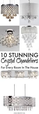 All lights can be customized. 10 Stunning Crystal Chandelier Lights Oh My Creative