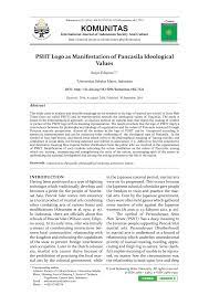 Die ideale lösung pdfgratis in word konvertierenum. Pdf Psht Logo As Manifestation Of Pancasila Ideological Values