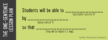 Discover a lesson plan that focuses on helping students recognize the various uses of the verb have as a helping, modal, and causative verb. Introducing The One Sentence Lesson Plan Cult Of Pedagogy
