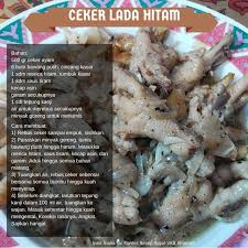 Check spelling or type a new query. Ceker Lada Hitam Dapur Ngebut