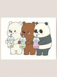 This app work offline and very easy to use. We Bare Bears Art Print By Plushism Redbubble Ice Bear We Bare Bears Cute Bear Drawings Bear Art
