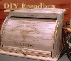 Diy French Bread Box Bread Boxes Wooden Bread Box Vintage Bread Boxes