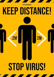 Keep Distance Poster Hand Washing Poster Keep Distance Protest Posters