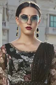 Fashion Outfits Stone Work And Printed Dusty Black Anarkali Suit LSTV110532
