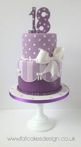 Girly Rose Gold 18th Birthday Cake Purple 18th Birthday Cake 18th Birthday Cake 18th Birthday Cake For Girls Purple Cakes Birthday