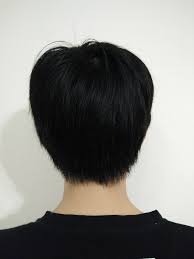 Black hair, which is what makes us black, has been fighting for those same rights. File Boy With Short Black Hair Rear View Jpg Wikimedia Commons