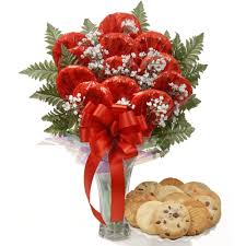 Patrick's day cupcake activity kit. Luscious Longstems In A Vase Cookie Bouquet Cookie Bouquets