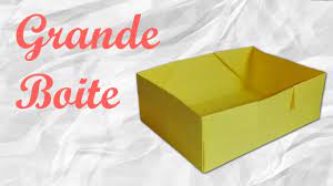 Ici, les adresses ne sont jamais vraiment créées ou supprimées. Origami Grande Boite En Papier Youtube
