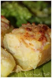 Pommes De Terre Farcies Au Chevre Et Aux Lardons Recette Ptitchef Recette Pommes De Terre Farcies Recettes De Cuisine Recette