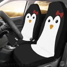 Penguin Kawaii Style Girl Car Seat Covers Set Of 2 Id D3582042 Car Seat Girl Car Accessories For Girls Car Seat Cover Sets