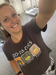 My new gym shirt!! My friends just dont get it lol 😁🥔💛