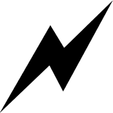 Black And White Lightning Bolt Symbol Copy And Paste Lightning Mood Emoji U 1f5f2