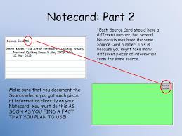 Notecards and works cited by ljohnson16 413 views. Ppt How To Organize A Research Paper Using Notecards Powerpoint Presentation Id 5235925