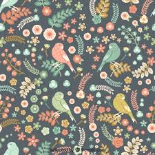 Artistic design concept for wedding invitations, romantic and valentines day cards. Free Vector Vintage Flowers And Birds Pattern