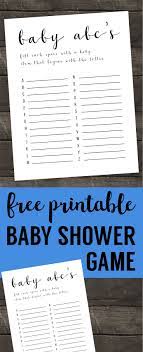 Baby Shower Games Ideas Abc Game Free Printable Paper Trail Design Baby Shower Games For Large Groups Free Printable Baby Shower Games Printable Baby Shower Games
