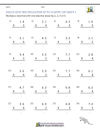 Grade 5 multiplication worksheets 5th decimal and division equat from multiplication worksheets grade 5, source:koogra.com. Decimal Multiplication Worksheets 5th Grade