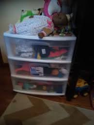 The cabinet is constructed with a sturdy wood frame. Sterilite White 3 Drawer Cart Big Lots