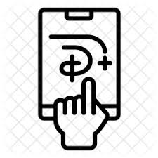 Go to this website www.disneyplus.com. Free Disney Plus App Icon Of Line Style Available In Svg Png Eps Ai Icon Fonts