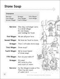 Read about how a magic stone transforms a town in 'stone soup', a fun short story for kids! Stone Soup A Beginning Reader Play Printable Texts Skills Sheets