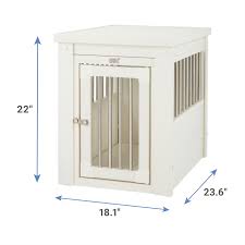 New Age Pet Ecoflex Single Door Furniture Style Dog Crate End Table Russet 23 Inch Chewy Com In 2020 Crate End Tables Furniture Style Dog Crate Dog Crate End Table